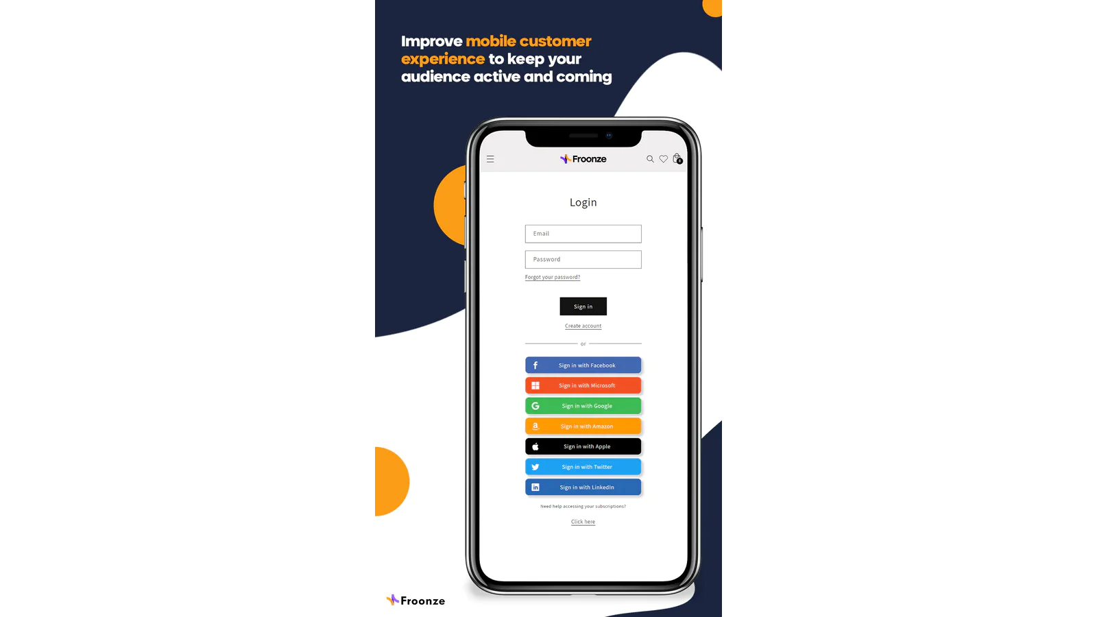 the image shows that you can improve mobile customer experience to keep your audience active and coming.