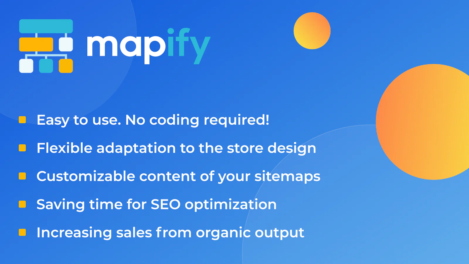 MAPIFY Sitemap Generator key features