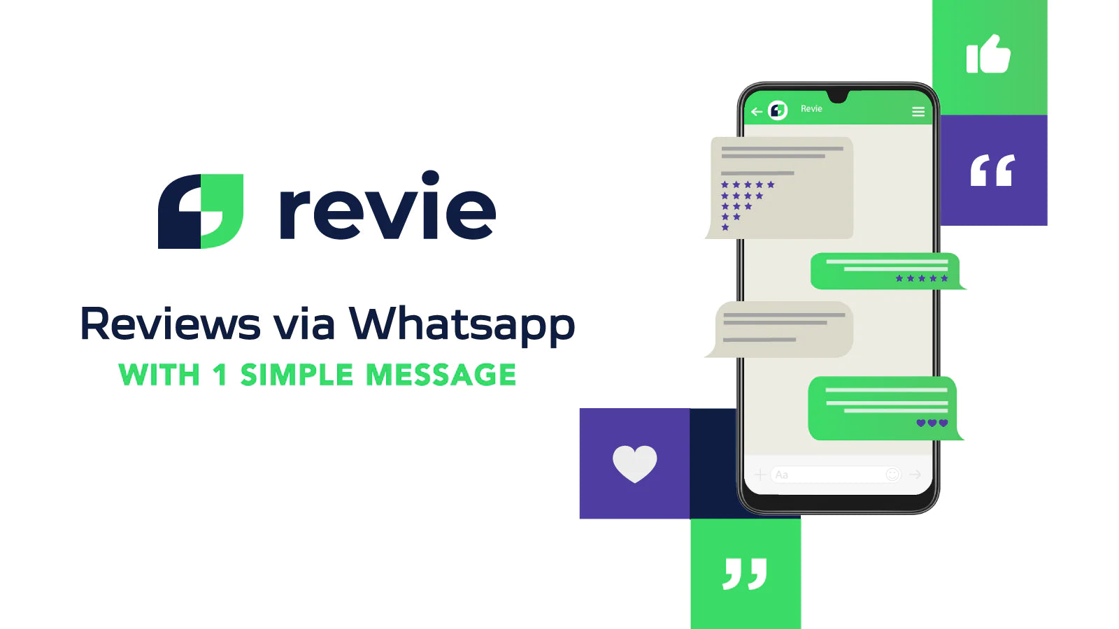Collect ratings reviews photo testimonials Whatsapp easier faster customers show reviews