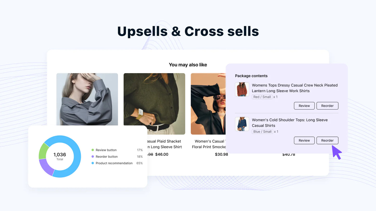 Track123 Order Tracking Upsell create upsells and cross sells