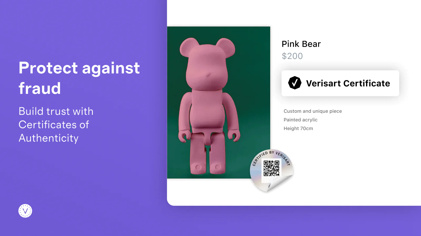 The image shows that you can protect your business against fraud