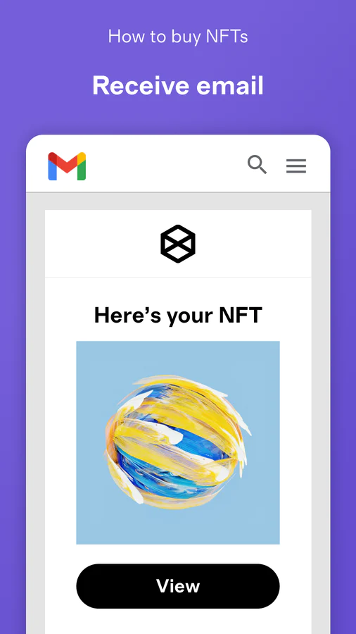 The image shows that you can receive email notifications