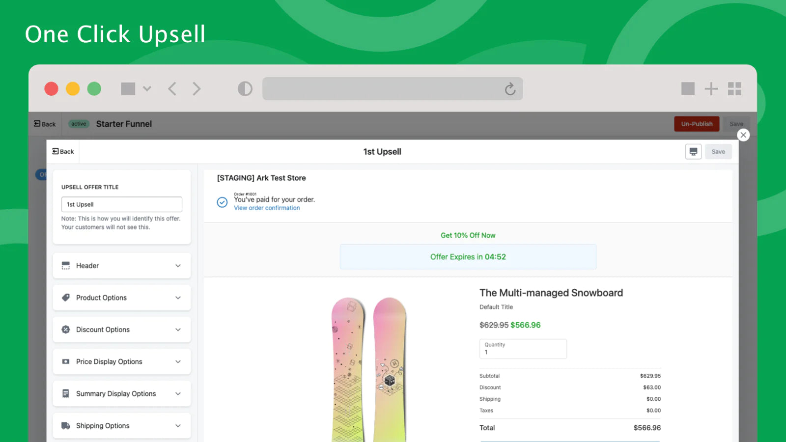 rebuy resell increase margins sales records post-purchase funnel shoppers spend more