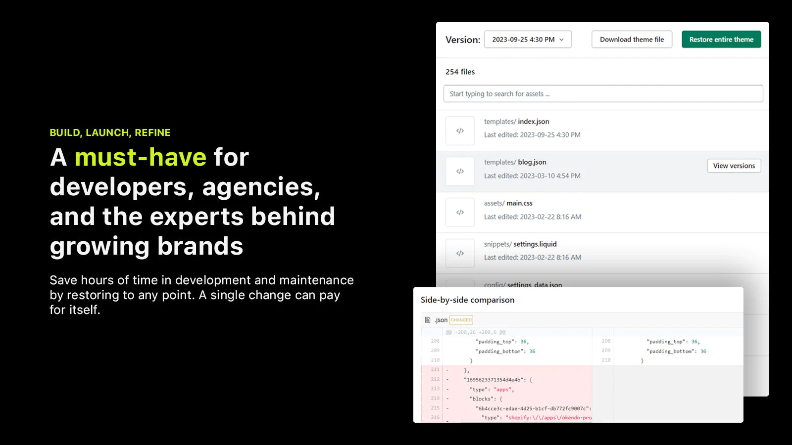 Metafields Files cloud storage downlon demand scheduled oad backups