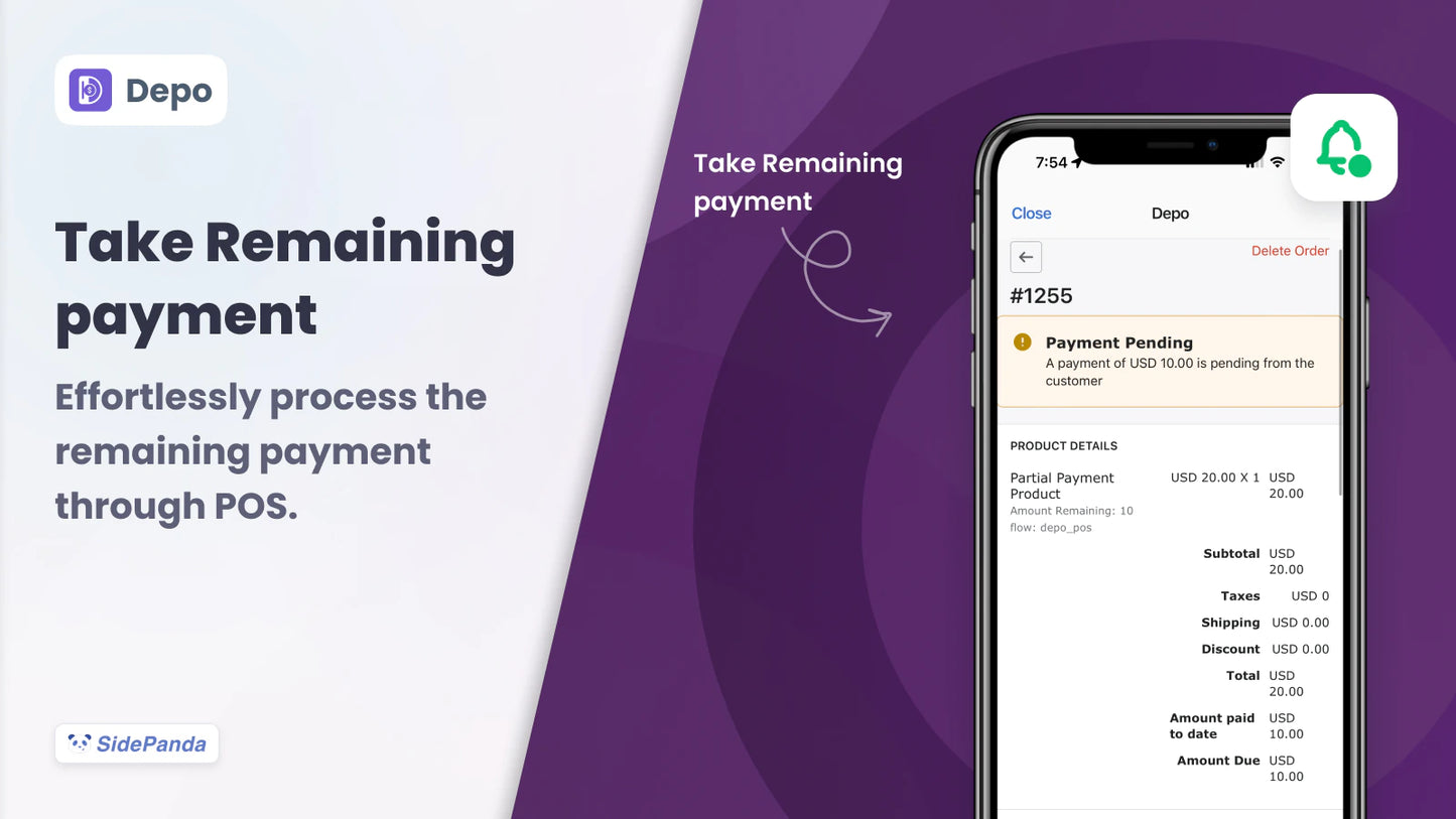 increase AOV sales platform take deposits pending payment