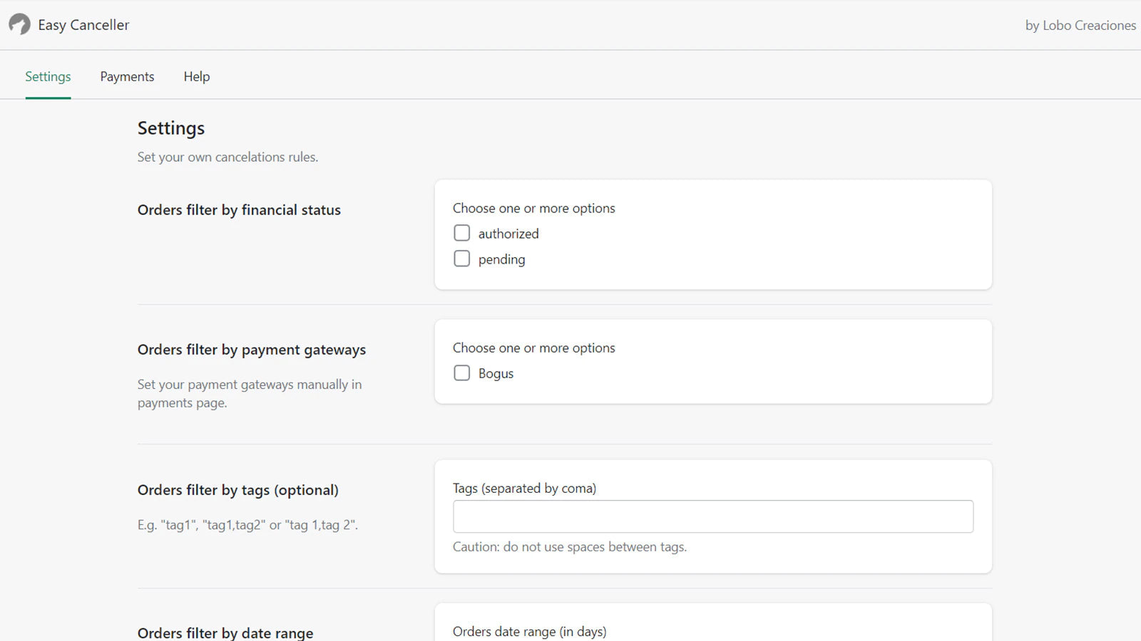 automated rules payment gateways
