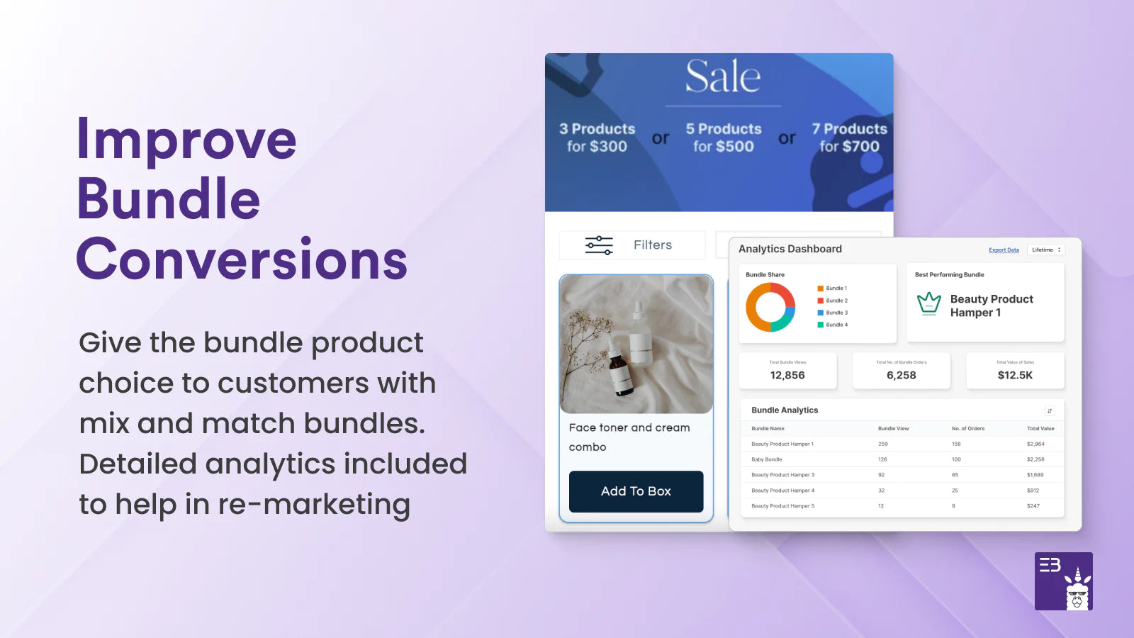 Upselling Cross-selling sales bundle gift box creation discover new products collections