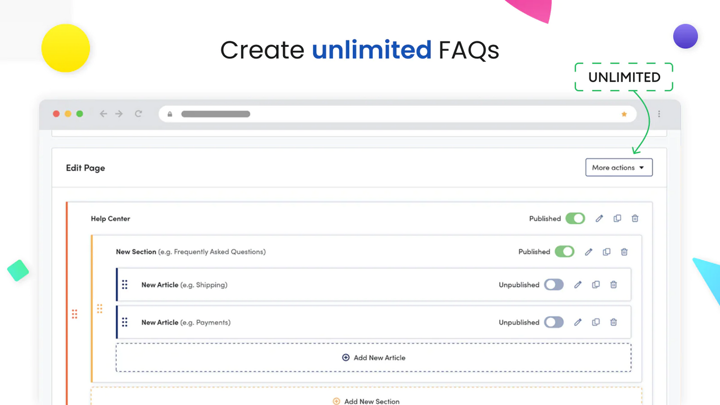 HelpCenter AI-powered FAQ builder simplifies FAQs creation