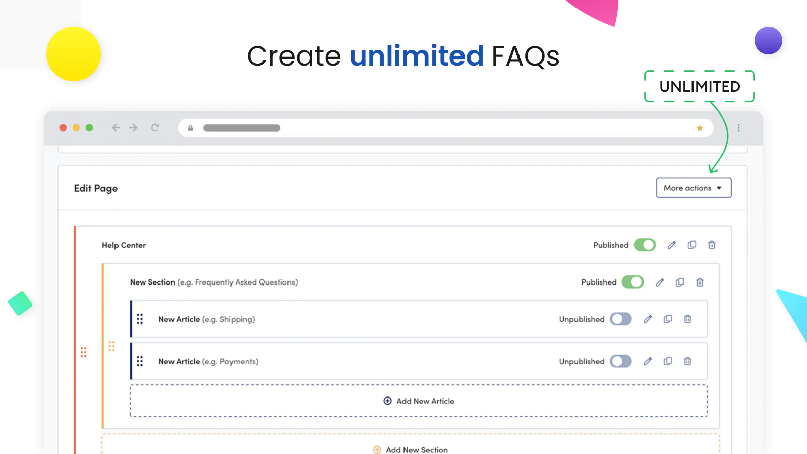 HelpCenter AI-powered FAQ builder simplifies FAQs creation