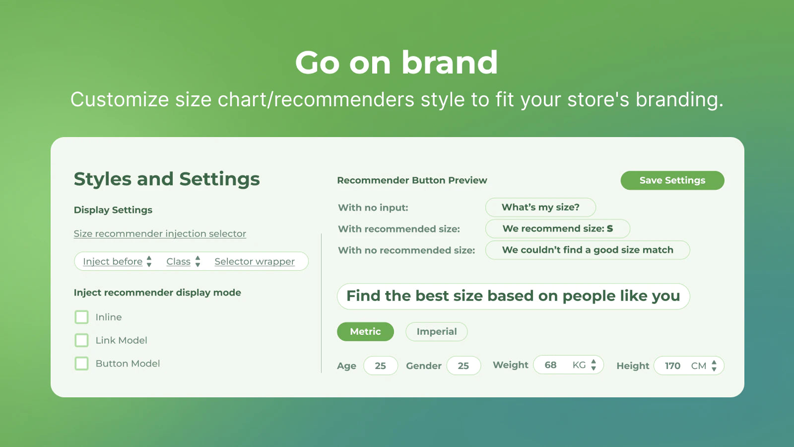 CSV build your own size recommender clothes products predict body size multiple size tables