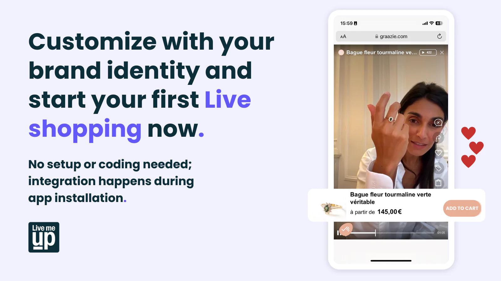 TikTok Instagram live stream shopping LiveMeUp consumer interaction brand conversions
