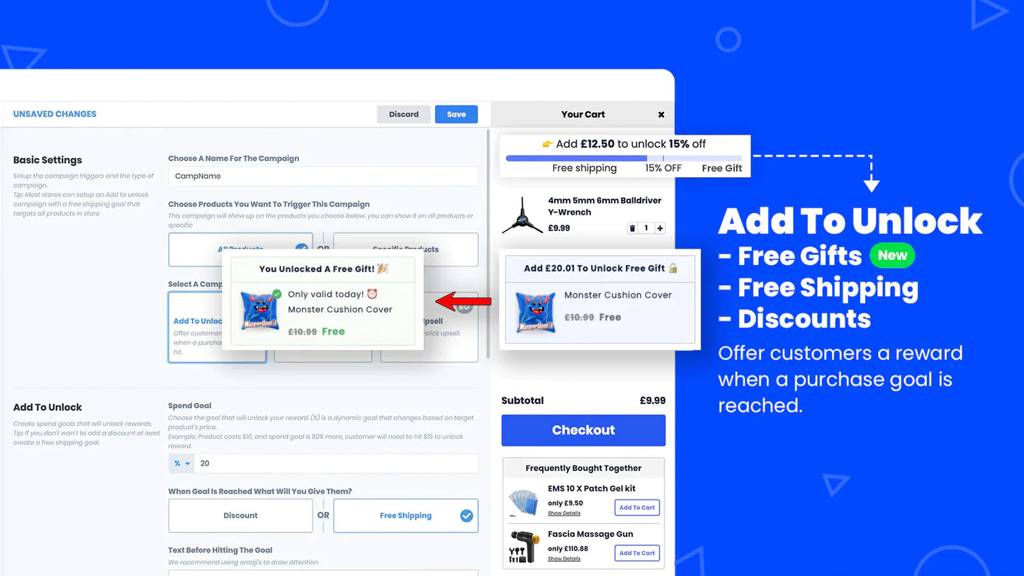 promotions in-cart upsells no popup interruptions checkout process speed up recommended products