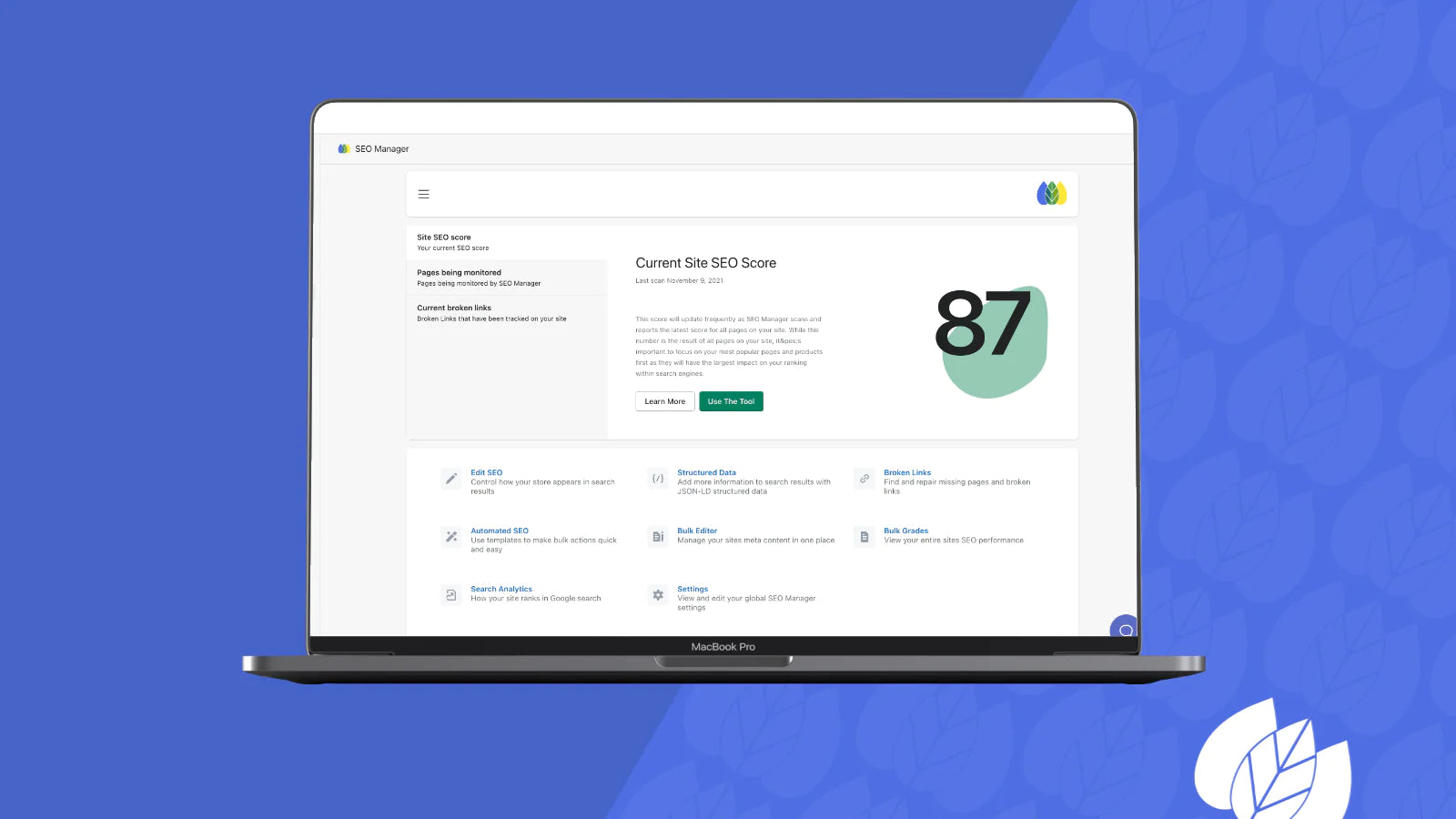 SEO Manager automate SEO All-in-One Solution improve Google search rankings 2012 Google best practices