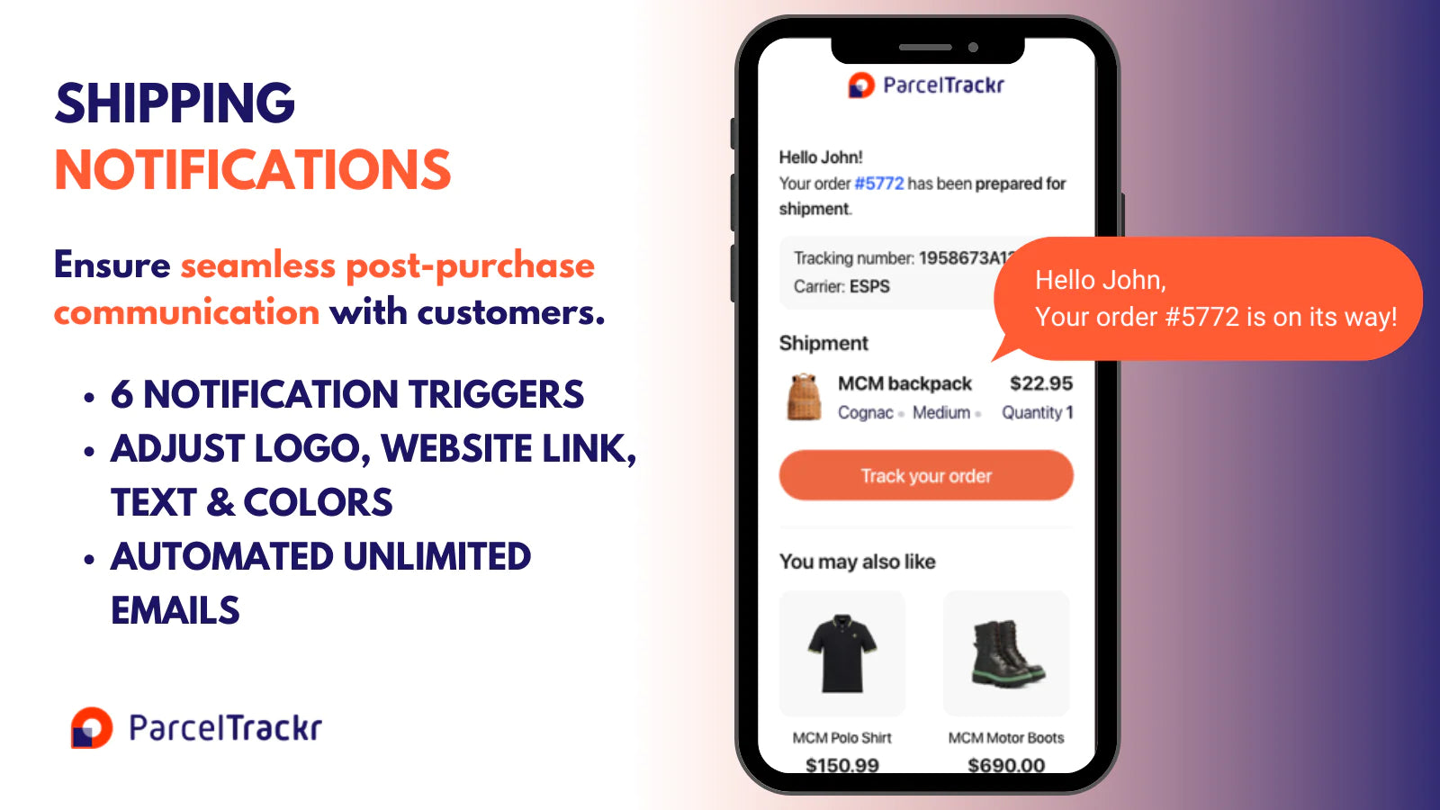 dropshipper friendly tracker hides carriers streamline returns exchanges
