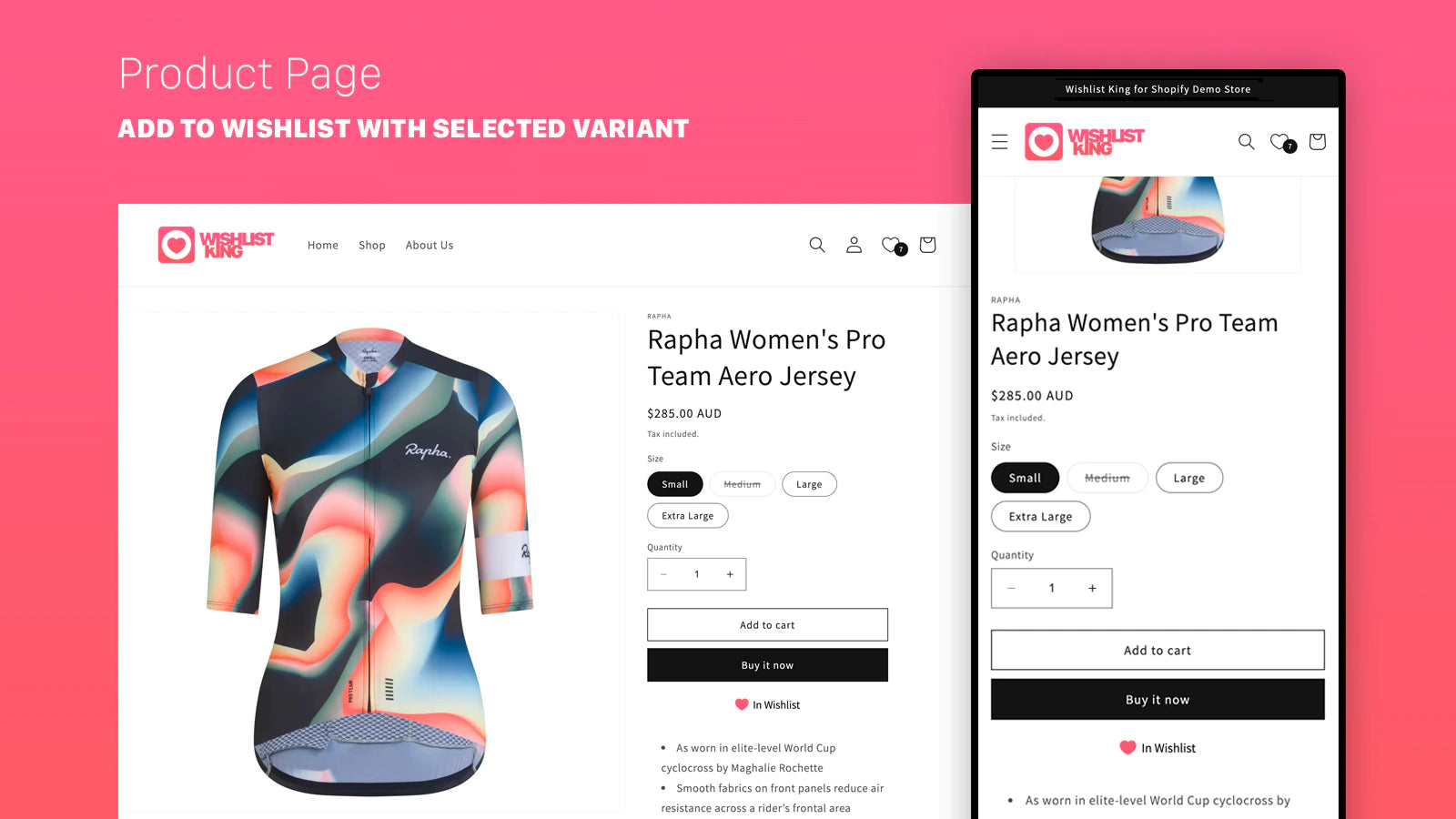 Shopify Theme Editor migrate import existing wishlists one-click start integrates themes