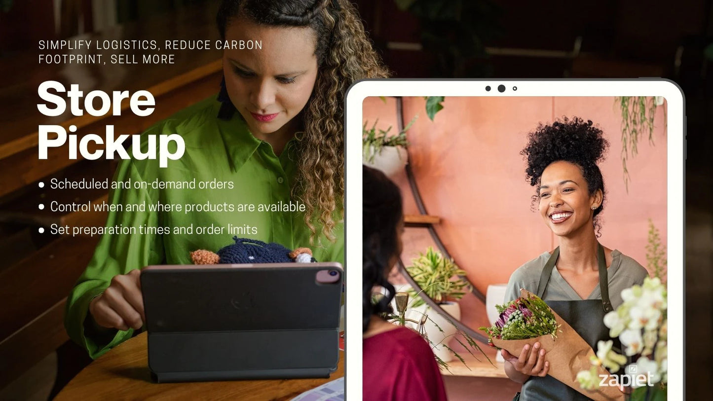 Zapiet in-store pickup local delivery manage