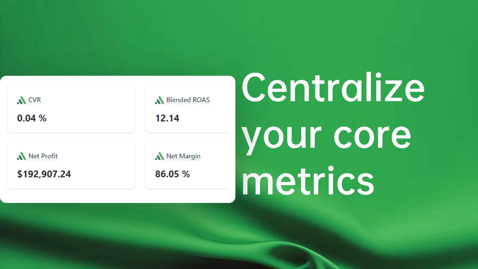 Attribuly Marketing Analytics you can centralize your score metrics