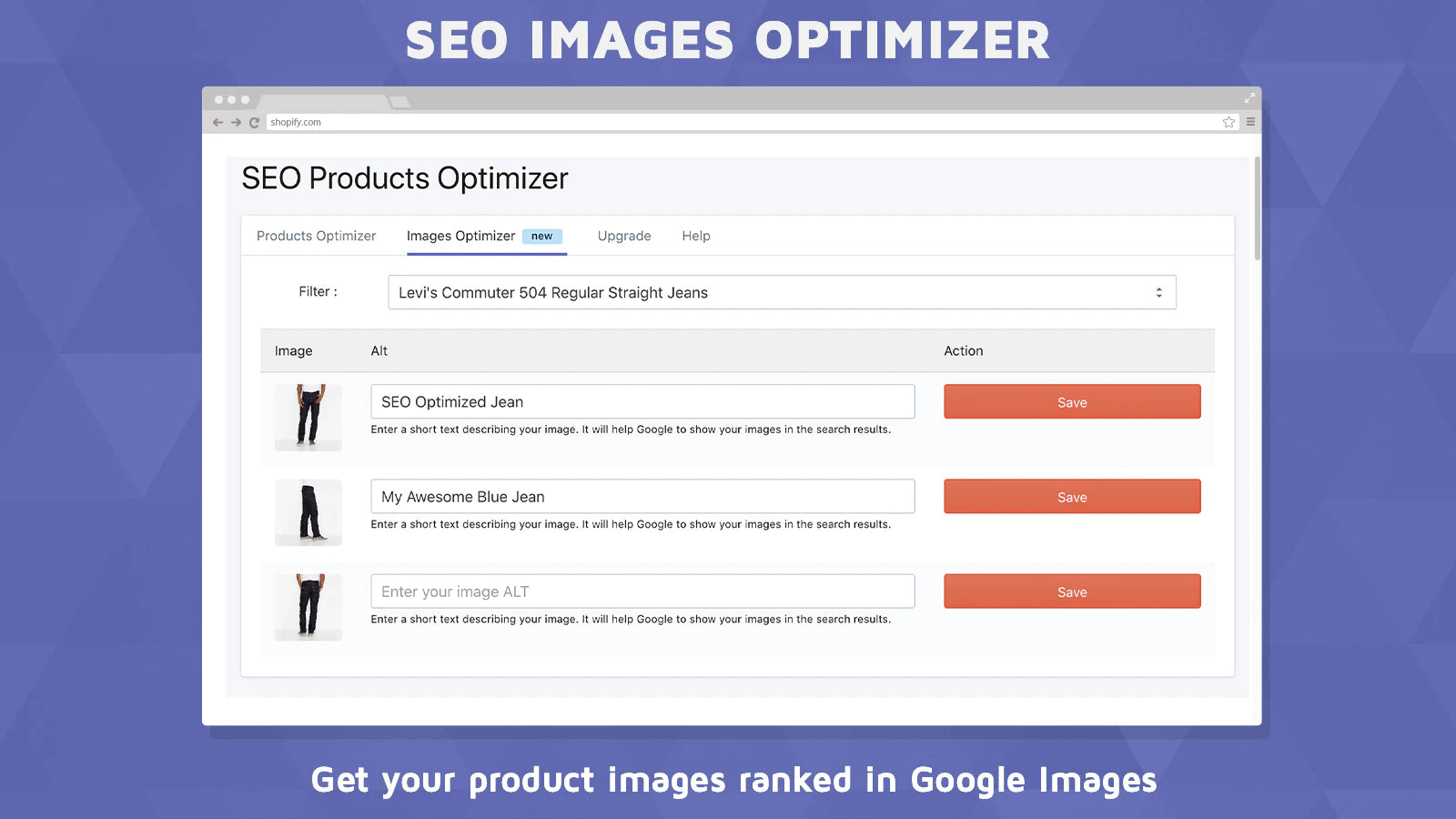 GoSEO ‑ SEO Products Optimizer get your product images ranked in Google Images 