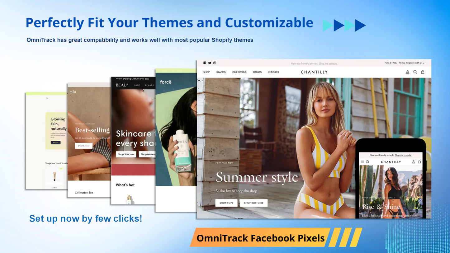 Omnitrack Facebook Pixels customizable themes perfect for you