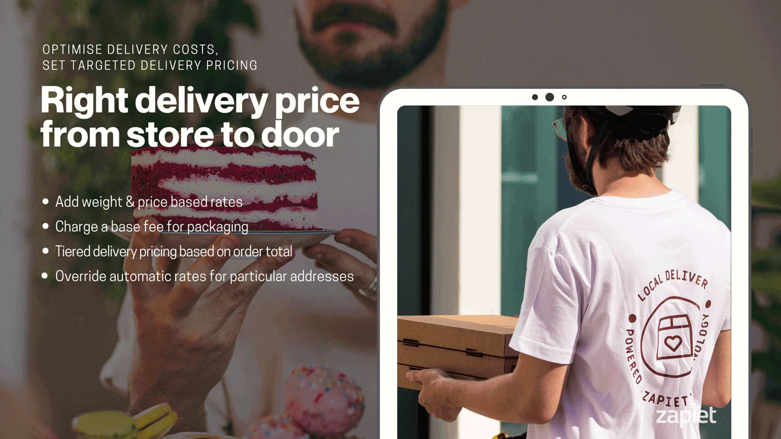 Zapiet - Rates by Distance right delivery price from store to door