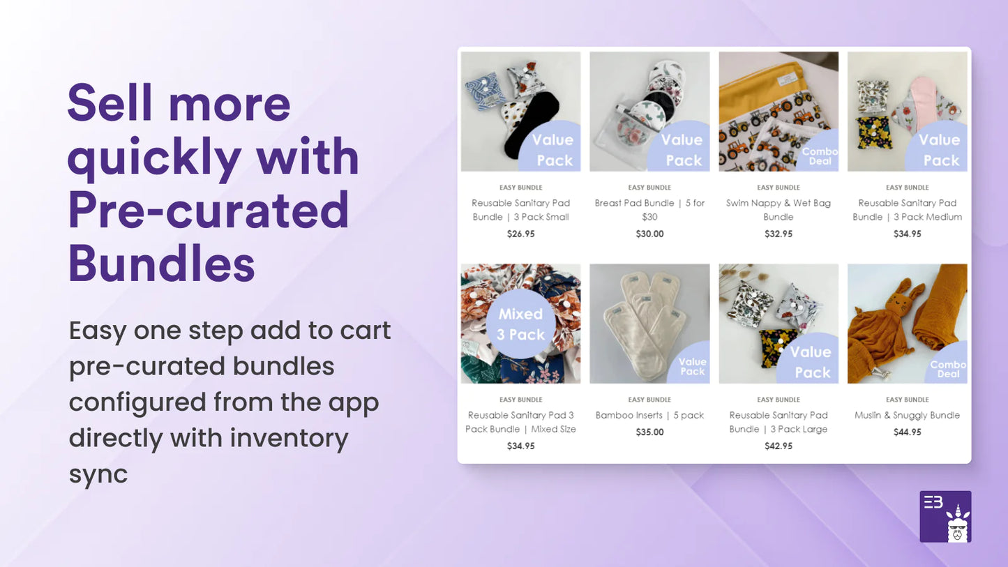 Bundle Discounts bundle save product kits bundle inventory sync 3PL Fulfilment syncing Customizable 