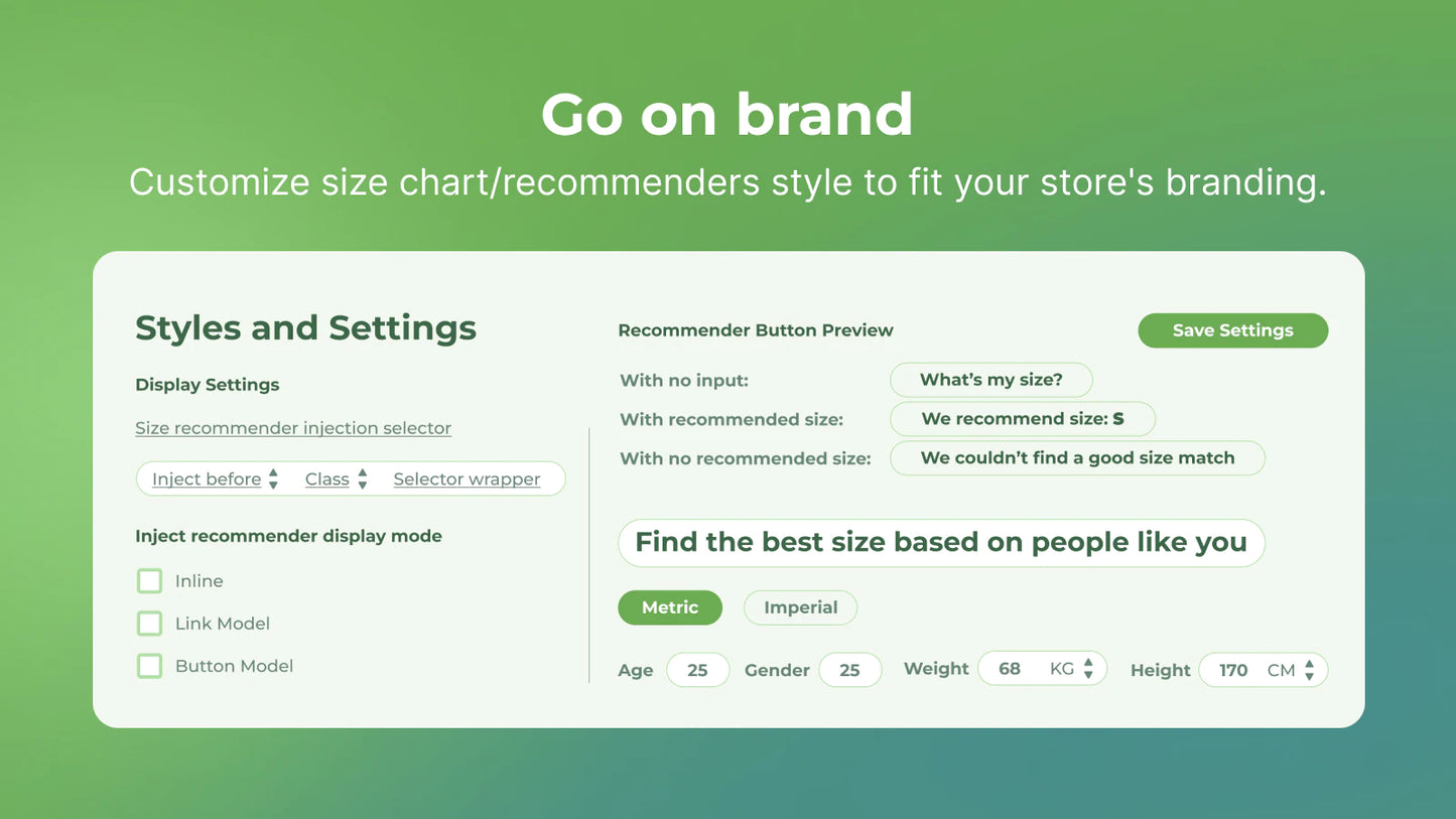  CSV build your own size recommender clothes products predict body size multiple size tables 