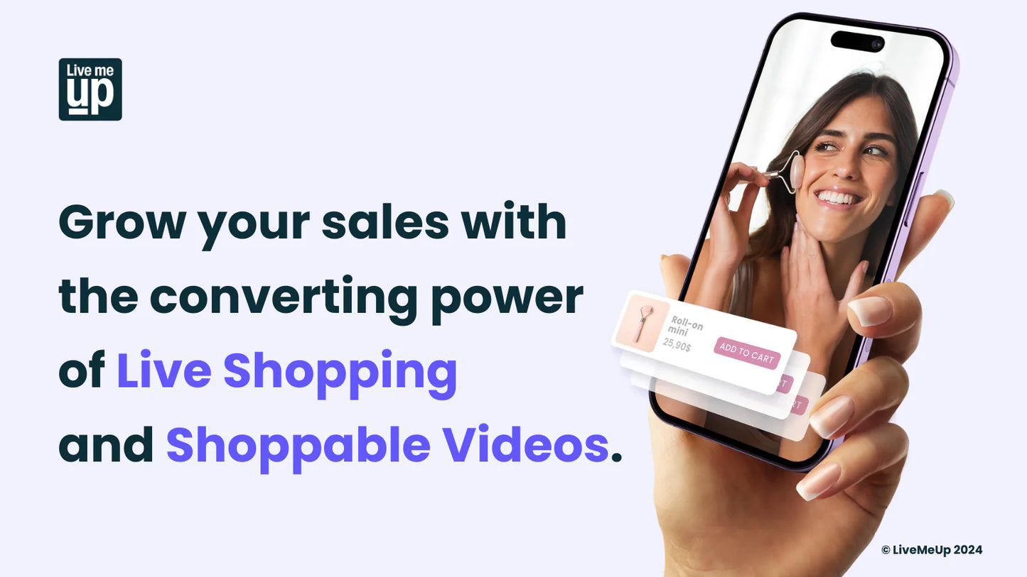 Sell live TikTok-style live video shopping Instagram shoppable videos viral appeal 