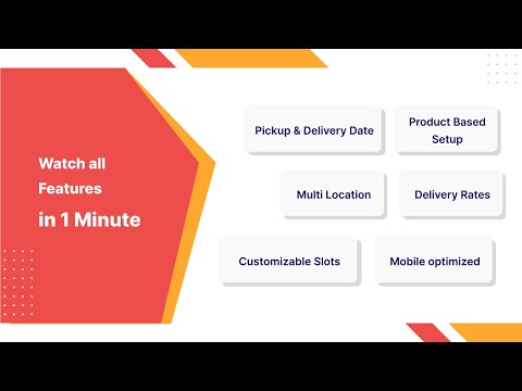 Pickup Delivery Date —Pickeasy video