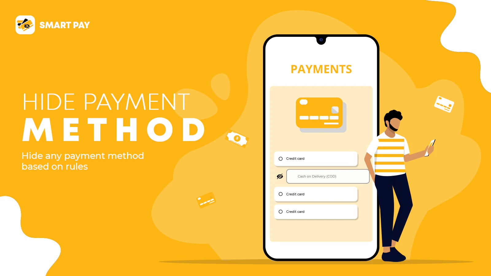  Smart Checkout hide payment methods checkout rules conditions